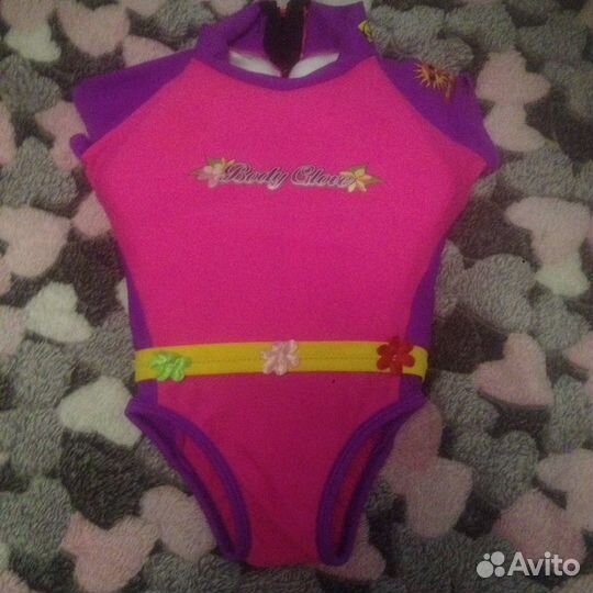 Купальник со вставками-поплавками на 2-3 года