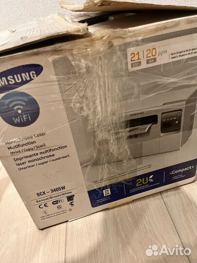 Принтер лазерный мфу samsung scx 3405w 2012