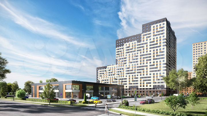 2-к. квартира, 48,6 м², 6/25 эт.