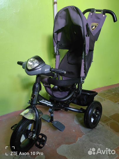 Велосипед детский трёхколёсный lamborghini