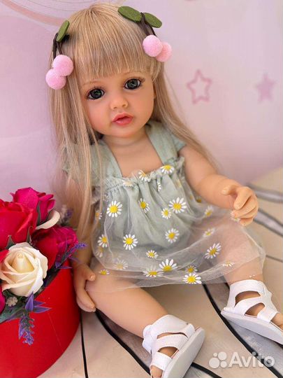 Кукла реборн силиконовая,можно купать