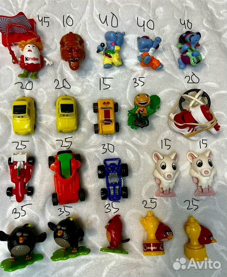 Игрушки из киндера