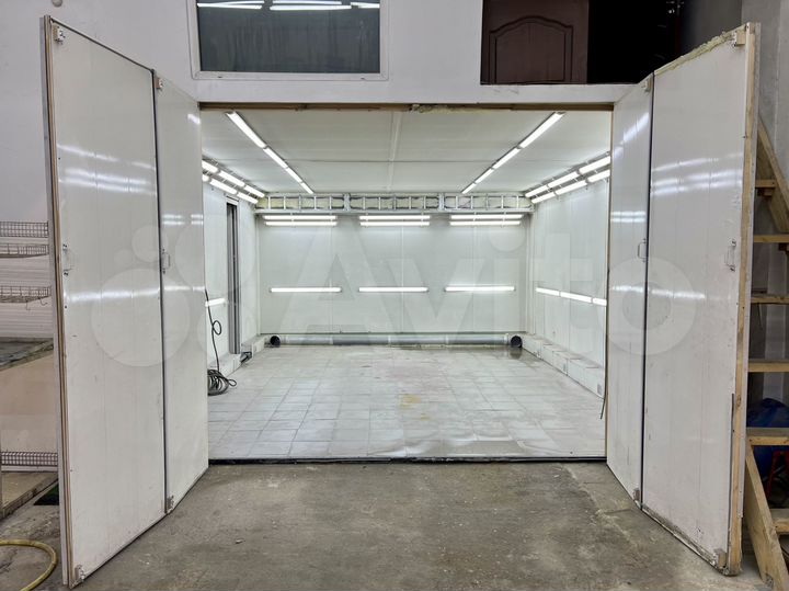 Автосервис, 110 м². Малярная мастерская