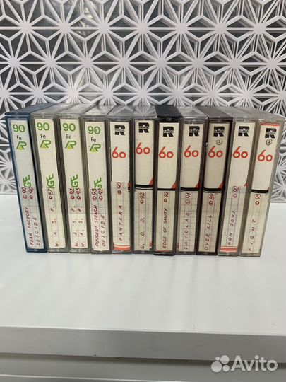 Кассеты с записью 50 шт за 1500