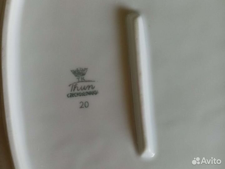 Блюдо Чехия Мейсон. букет. Остатки сервиза