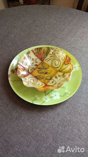 Тарелки стекло 2 шт