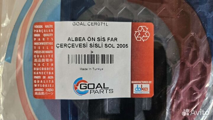 Заглушка птф левая Fiat Albea