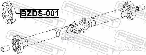 Муфта кардана bzds-001 bzds-001 Febest