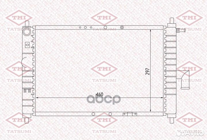 Радиатор охлаждения TGA1081 tatsumi