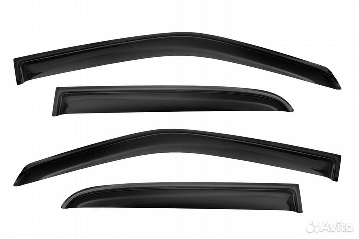 Дефлекторы окон (4 шт.) Isuzu D-Max 3