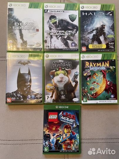 Диски Игры на Xbox и Xbox One