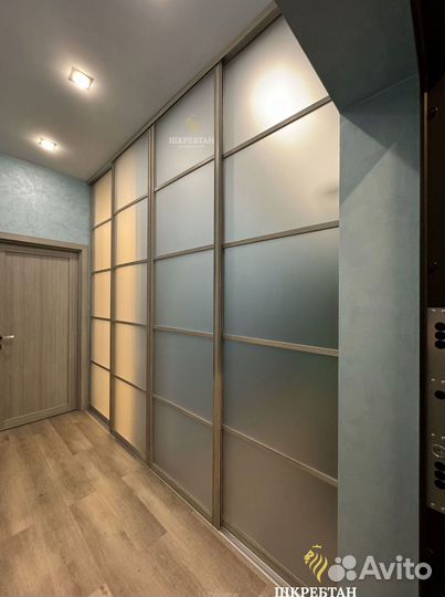 Межкомнатная перегородка из стекла