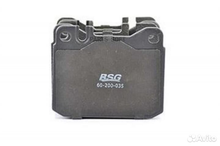 BSG auto parts BSG60-200-035 Тормозные колодки - п