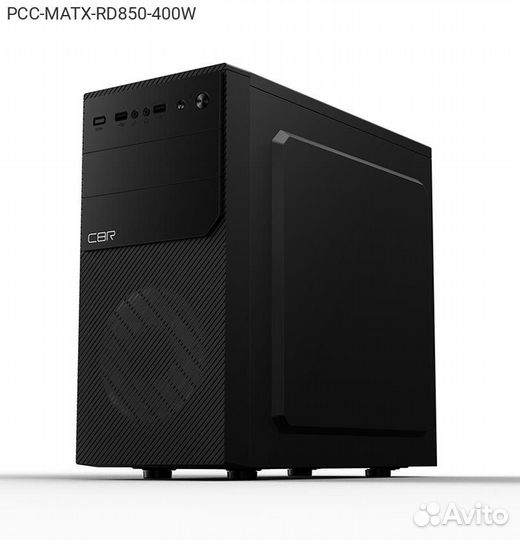 Корпус CBR RD850 Minitower 400Вт чёрный, PCC-matx