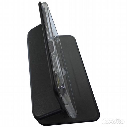 Чехол-книжка для Huawei P Smart (2021) (черный)