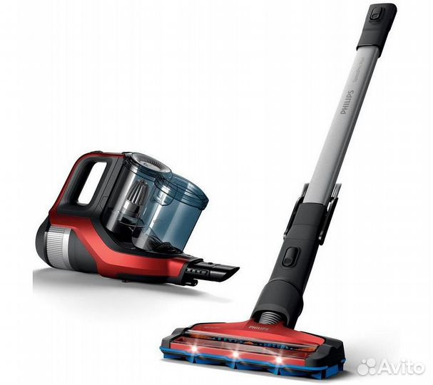 Пылесос ручной Philips XC7043/01 черный/красный