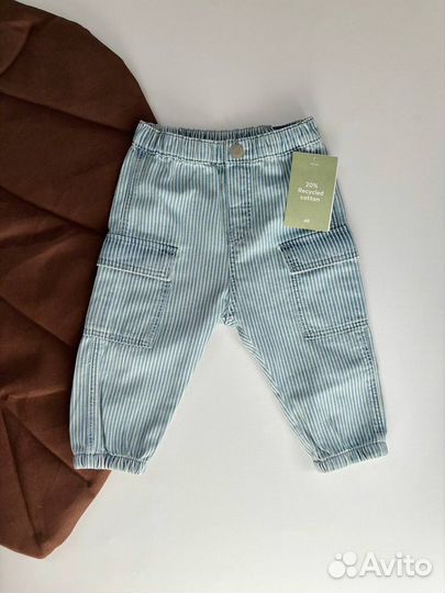 Джинсы hm 80 86 новые