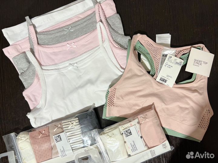 H&M майки и боксеры для девочек