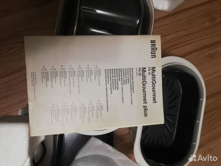 Пароварка braun fs 20