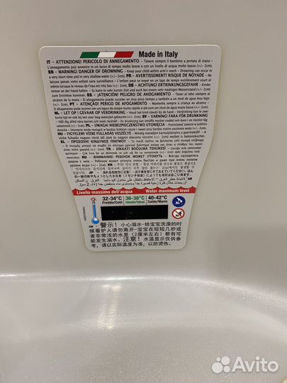 Ванночка детская для купания OK Baby с подставкой