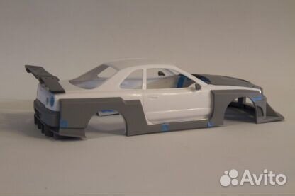 Lbwk для Nissan Skyline GT-R (R34) от Tamiya 1/24