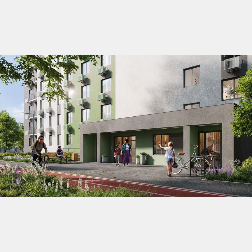 2-к. квартира, 49,5 м², 6/16 эт.