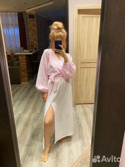 Топ на запах бохо Heaven flow муслин