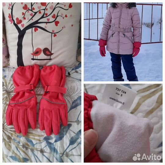 Перчатки lassie, шапка Baon