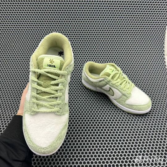 Кроссовки Nike Dunk Low Fleece Green