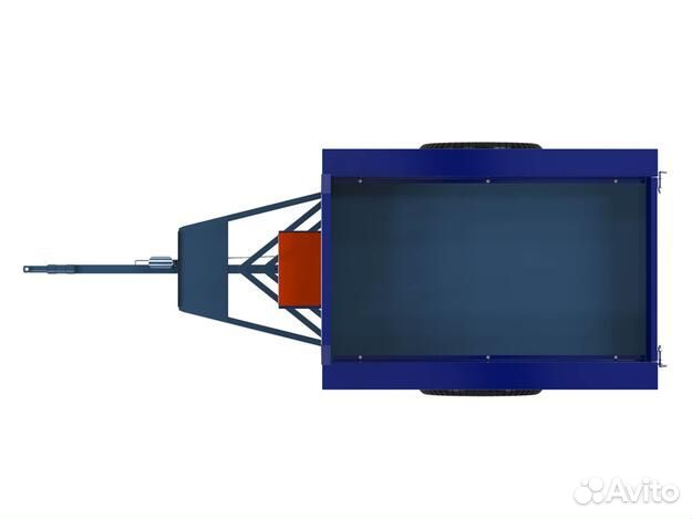 Прицеп (полуприцеп) скаут 1птс-1T к мотоблоку