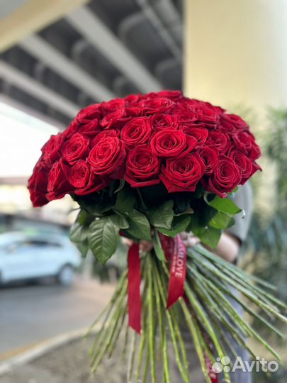 Букет 101 роза с доставкой 201 151