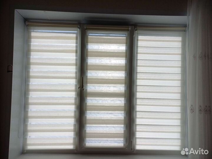 Рулонные шторы день и ночь