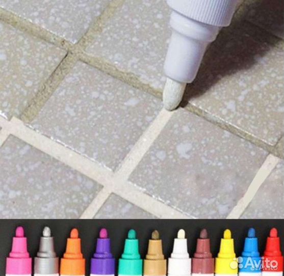 Маркер перманентный масляный