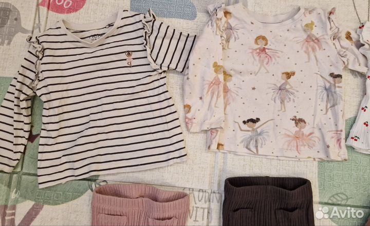 Вещи пакетом для девочки Zara, next