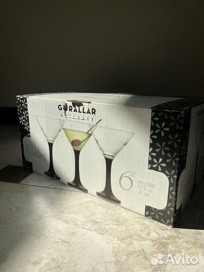 Бокалы для мартини 6 штук