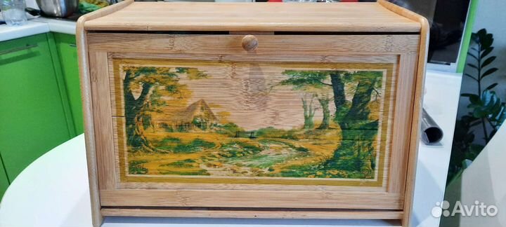 Хлебница деревянная