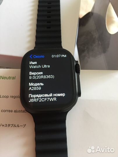 Часы apple watch 9 ultra 2 Titanium Case 49 Mm