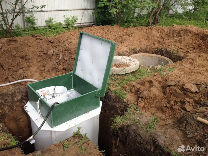 Септик био Тополь переливной