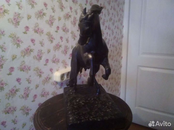 Конь с попоной