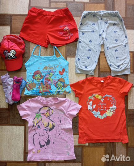 Пакет вещей на девочку 5-7 лет