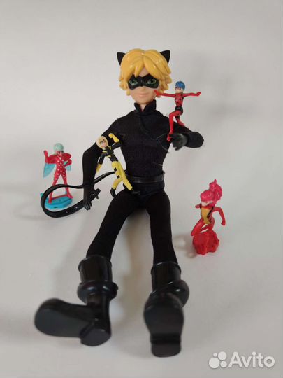 Супер Кот Нуар из сериала Леди Баг Игрушка Кукла