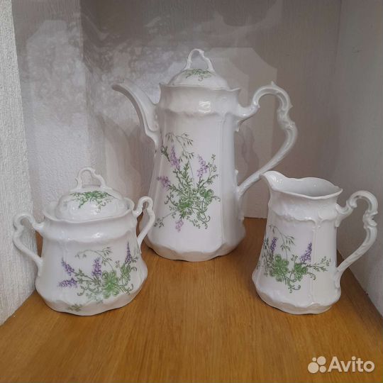 Антикварный чайно-кофейный набор от Карла Тильша