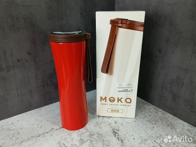 Термокружка Kiss Kiss Fish moka Smart Cup oled 430