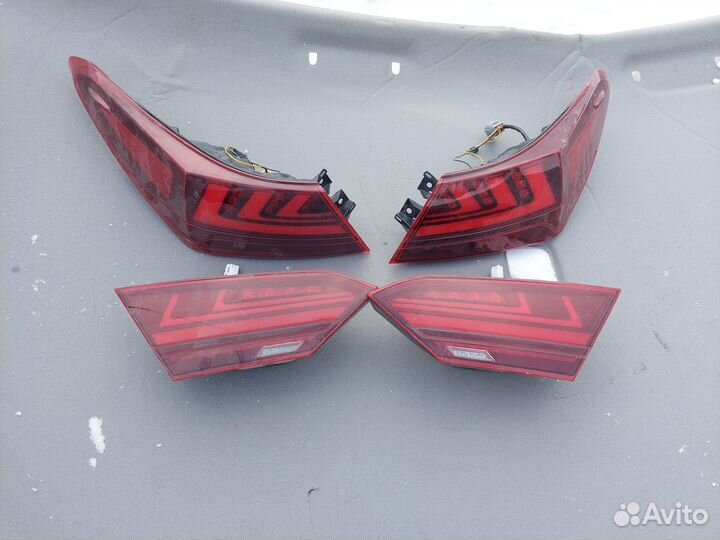 Комплект задних фонарей Тойота Камри 70 LED