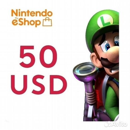 Карта пополнения Nintendo Eshop USA