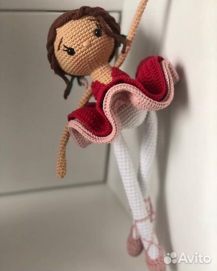 Игрушка ручной работы кукла- балерина