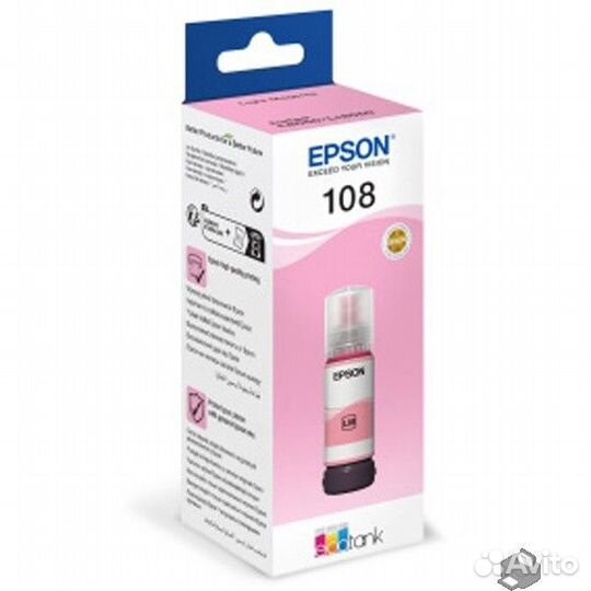 Epson C13T09C64A Картридж 108 EcoTank Ink для Epso