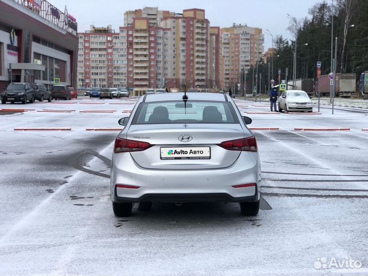 Hyundai Solaris 1.4 AT, 2018, 109 300 км