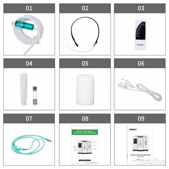 Кислородный концентратор 7л Новый