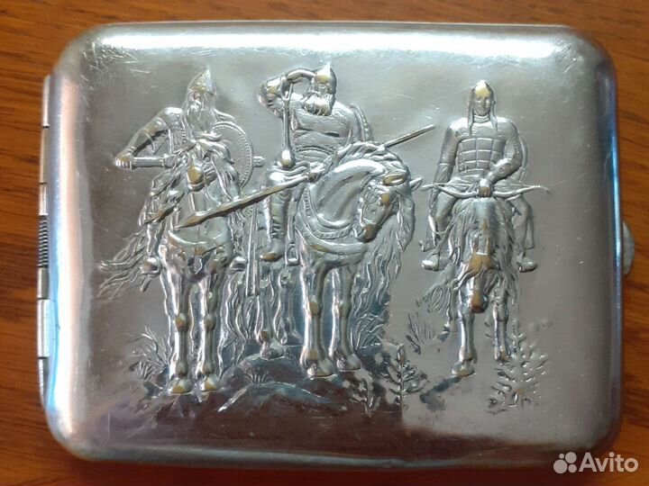 Портсигар Три богатыря